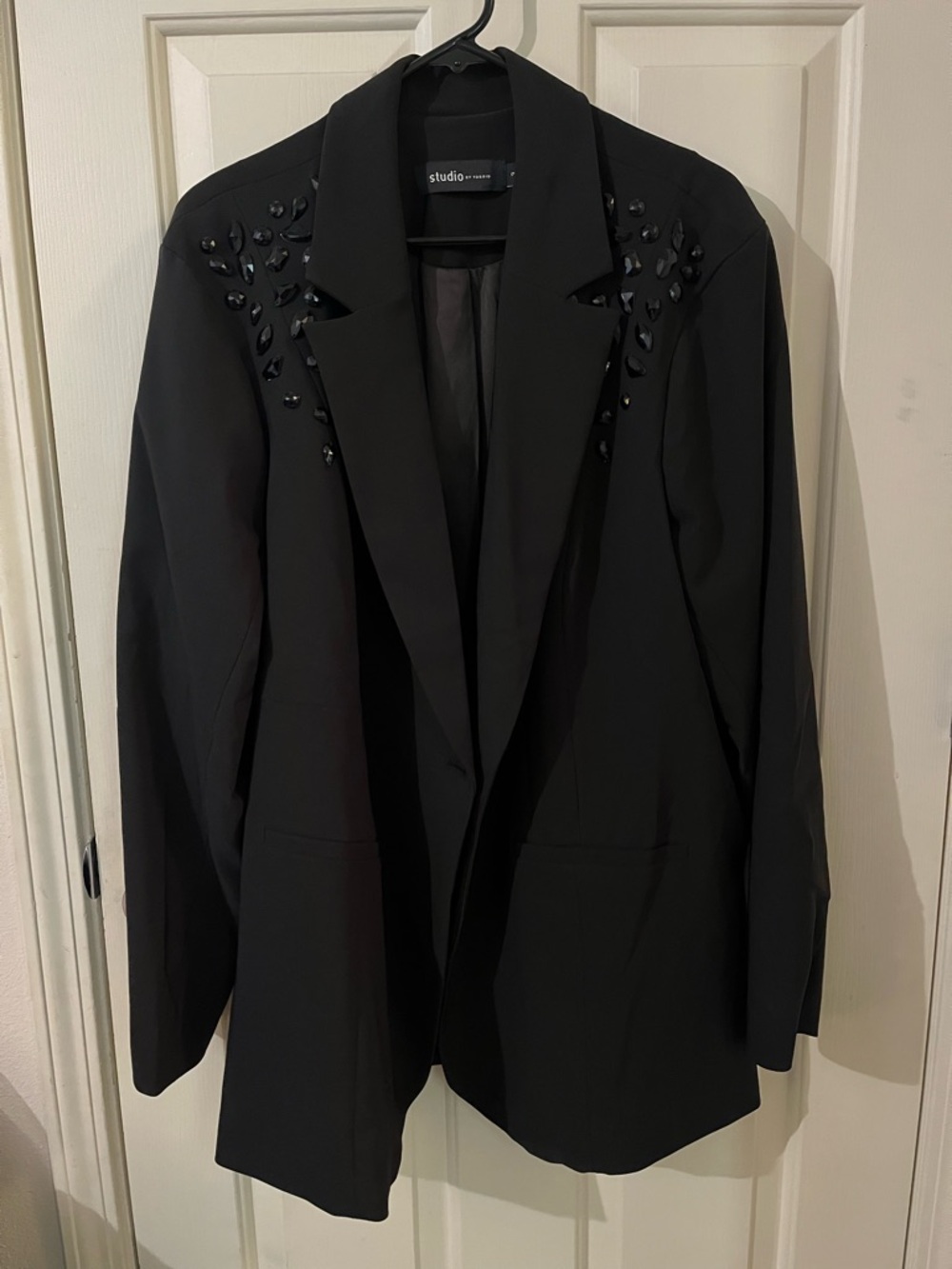 torrid Black Embellished Women's Blazer - Picture 1 of 6